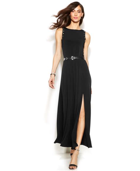 michael kors black eyelet dress|Michael Kors dresses sale.